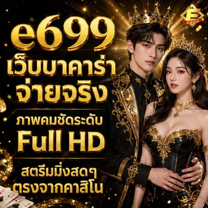 เว็บบาคาร่าจ่ายจริง ภาพคมชัดระดับ Full HD สตรีมมิ่งสดๆ ตรงจากคาสิโน banner e699